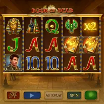 Casumo - Book of Dead Slot Game - Play'n GO Pokie